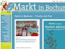 Tablet Screenshot of markt-in-bochum.de